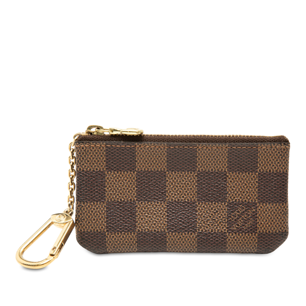 Pre-Loved Louis Vuitton Damier Ebene Pochette Cles